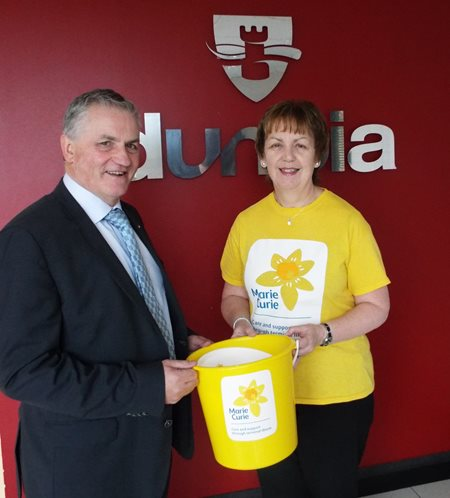DUNBIA NI TEAM UP WITH MARIE CURIE - Dunbia